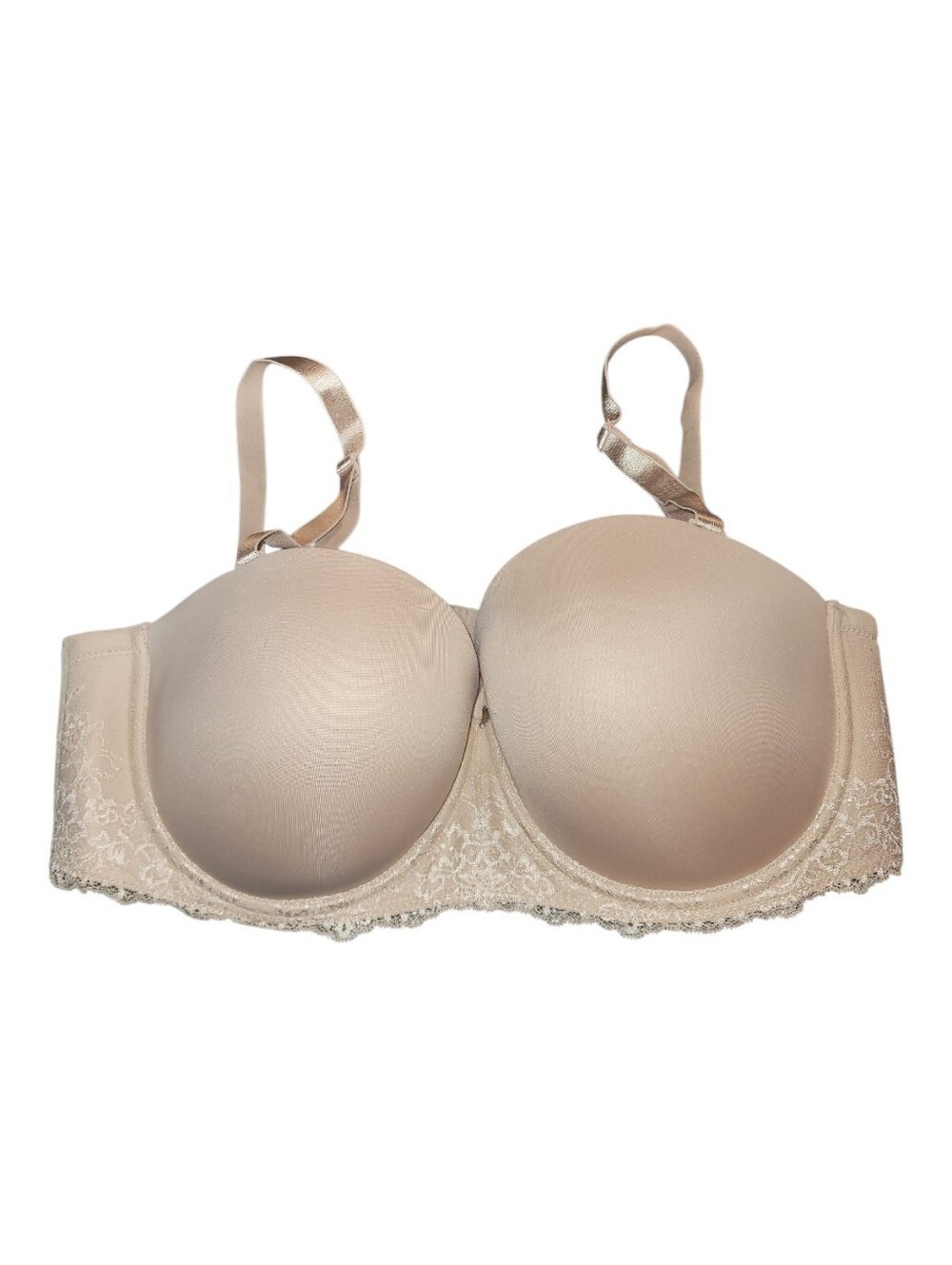 Torrid Lace Underwire Push Up Bra Rhinestone Accent 42C